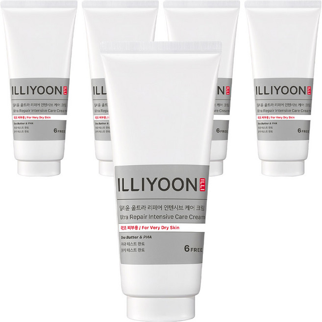 일리윤 울트라 리페어 인텐시브 케어 크림, 200ml, 5개