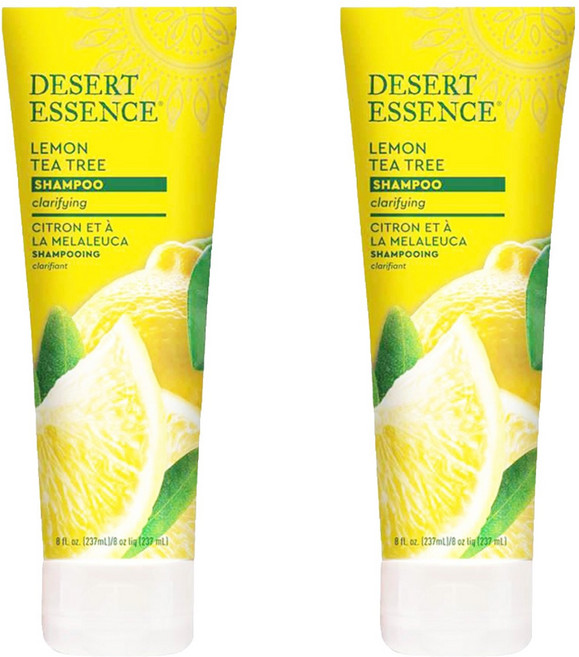 데저트에센스 레몬 티트리 샴푸, 2개, 237ml