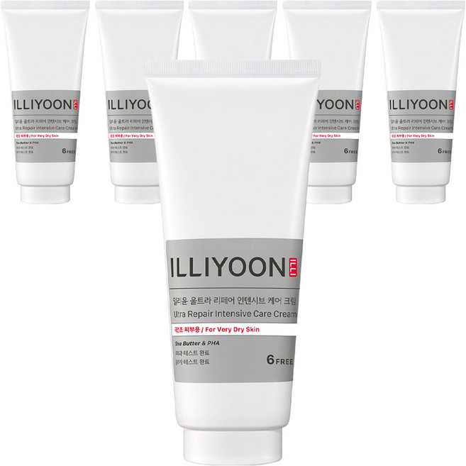 일리윤 울트라 리페어 인텐시브 케어 크림, 200ml, 6개