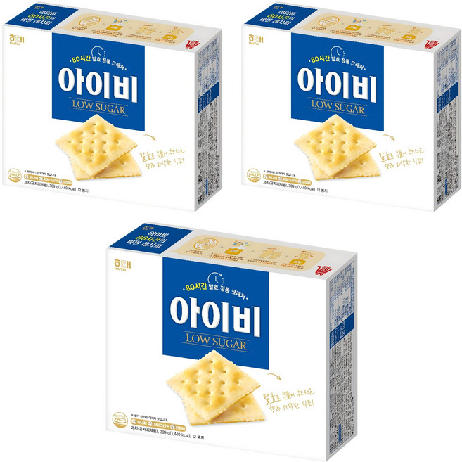 해태제과 아이비, 309g, 3개