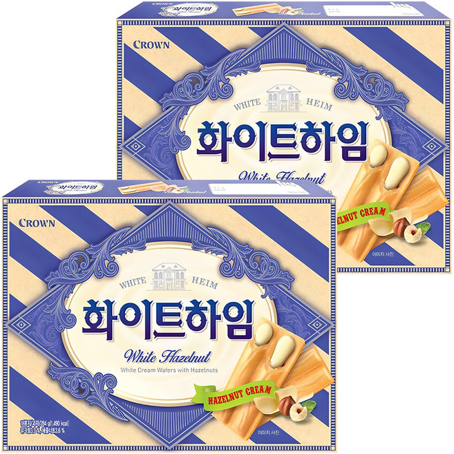 쵸코하임 크라운 화이트하임, 284g, 2개
