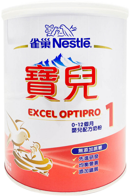 Nestle 雀巢 寶兒 嬰兒配方奶粉 1號 0~12個月, 800g, 1罐