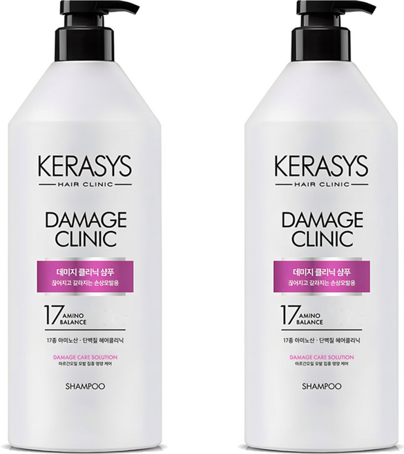 케라시스 데미지 클리닉 단백질 샴푸, 980ml, 2개