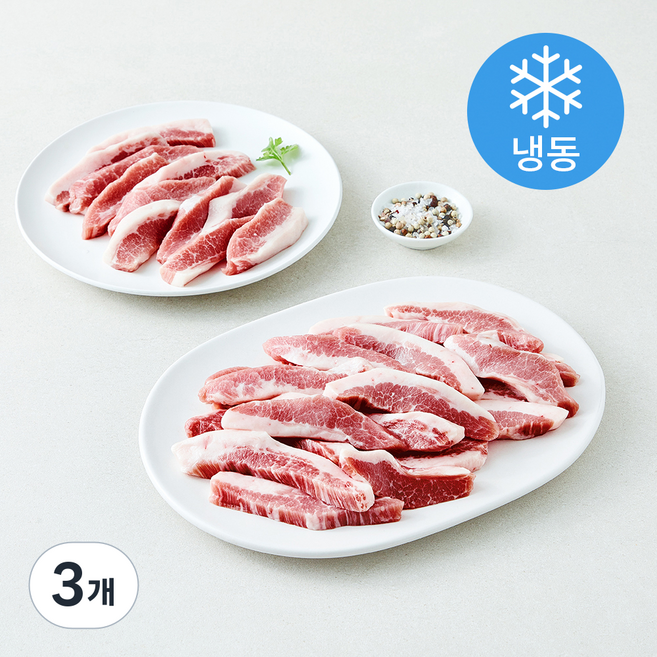 포르투갈산 항정살 구이용 (냉동), 3개, 1kg