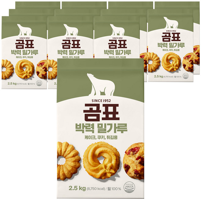 곰표 박력 밀가루, 2.5kg, 12개