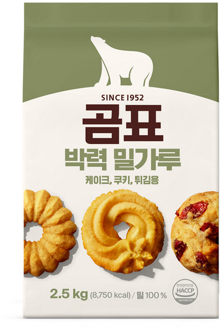 곰표 박력 밀가루, 2.5kg, 1개