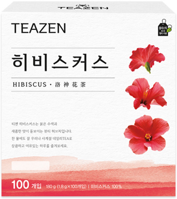 티젠 히비스커스 차, 1.8g, 100개입, 1개