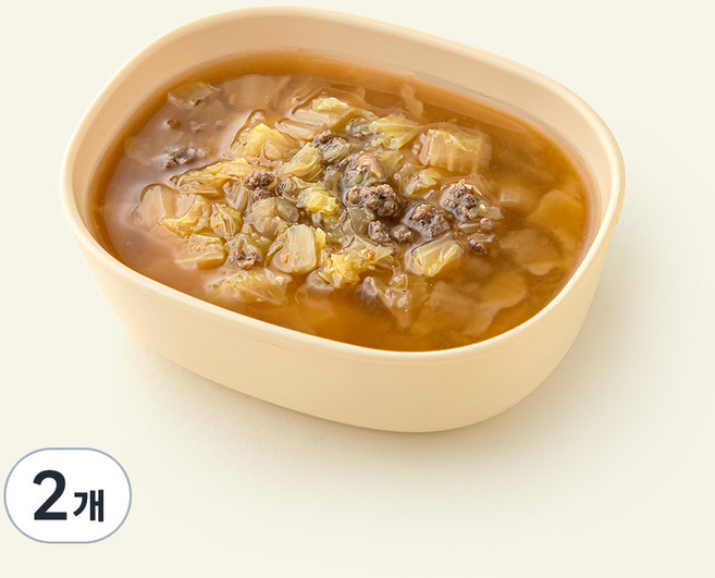 킨더가든 우리아이 한우 배추된장국, 300g, 2개