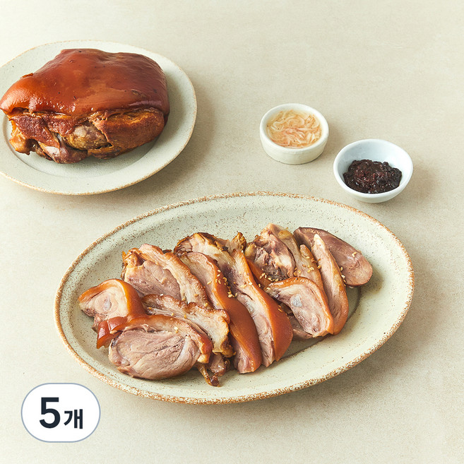 자연과농부 흑마늘 무뼈족발, 500g, 5개