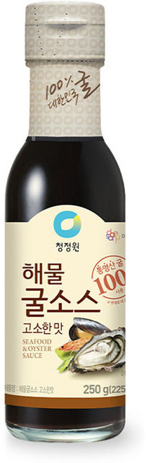 청정원 해물굴소스 고소한맛, 250g, 1개