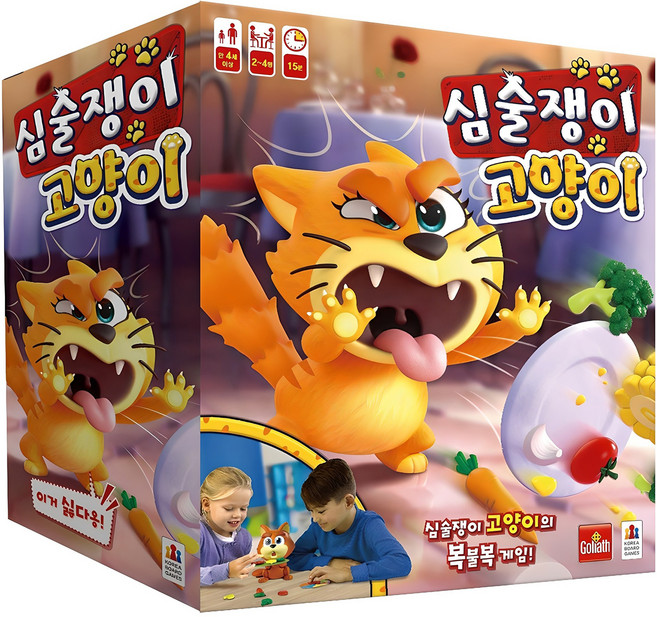 코리아보드게임즈 심술쟁이 고양이 보드게임, 혼합색상, 1개