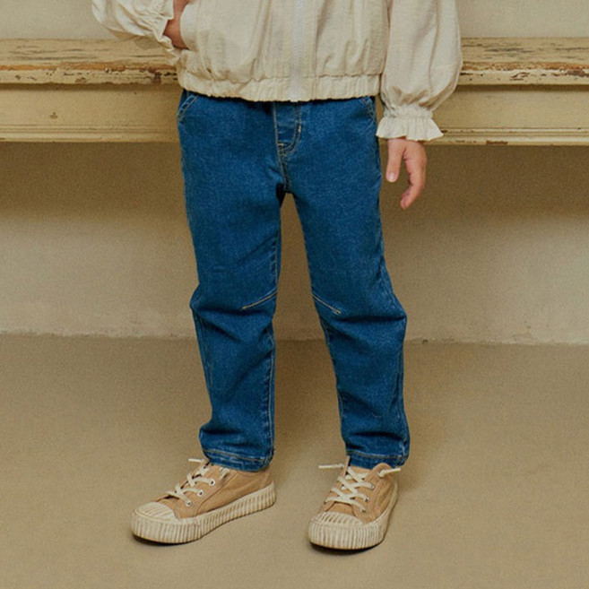 토토헤로스 아동용 헨리 배기핏 데님팬츠