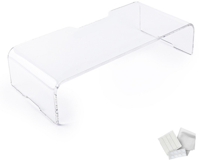 일렉싱크 높은 아크릴 모니터 받침대 470mm, 투명 아크릴, 1개