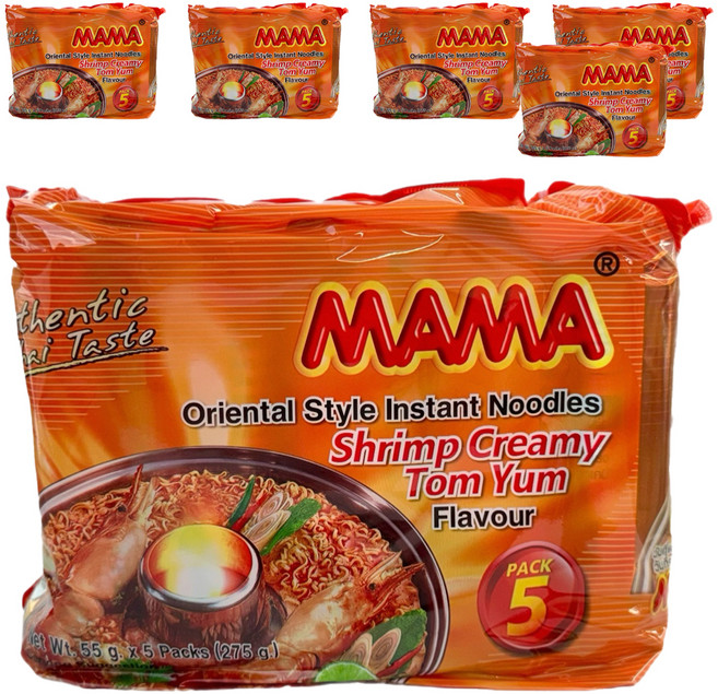 MAMA 鮮蝦Tom Yum奶油拉麵 55g, 30個