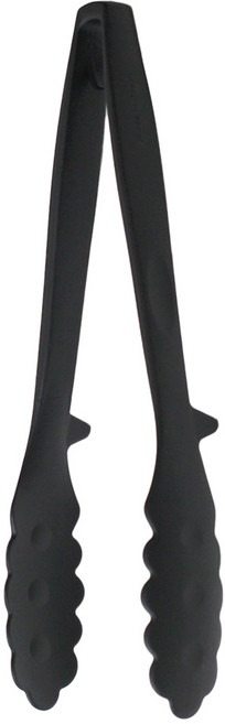 Home Chef 不沾耐熱料理夾 耐熱尼龍材質 (耐熱溫度210°C) 日本產, 黑色, 1支