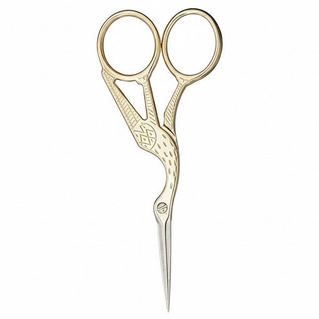 POSH Living 復古懷舊小剪刀 62155 4 x 10cm, 金鶴, 1支