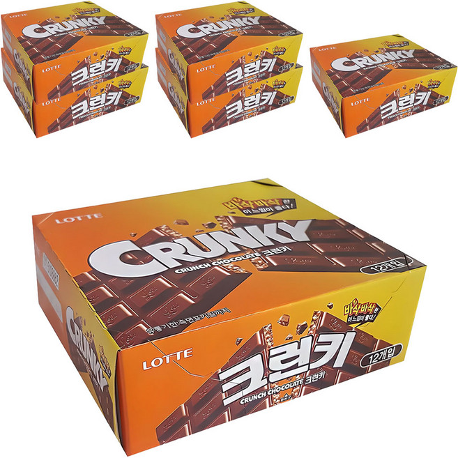 LOTTE 樂天 香脆巧克力, 34g, 72個