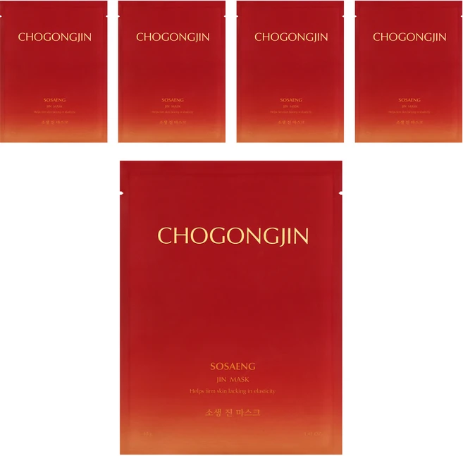 미샤 초공진 소생 진 마스크 40g 1팩, 5개, 1개입 - 쿠팡