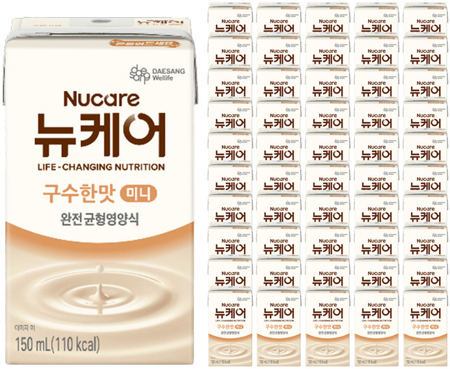 뉴케어 정품 구수한맛 미니 완전균형영양식, 150ml, 72개