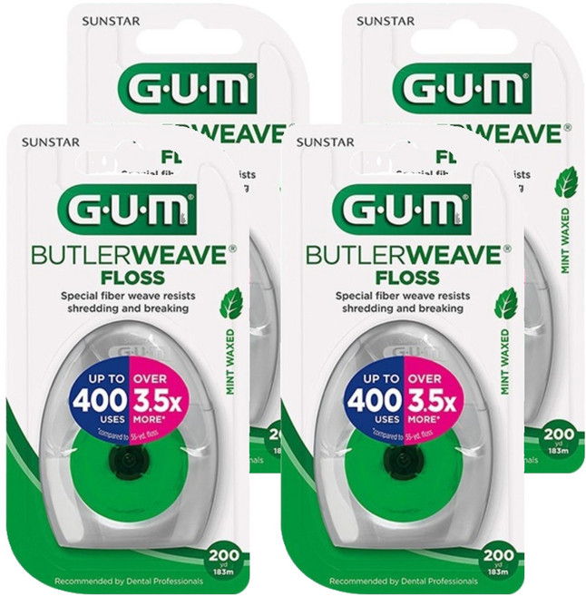 검 위브 민트왁스 치실 1840, 1개입, 4개