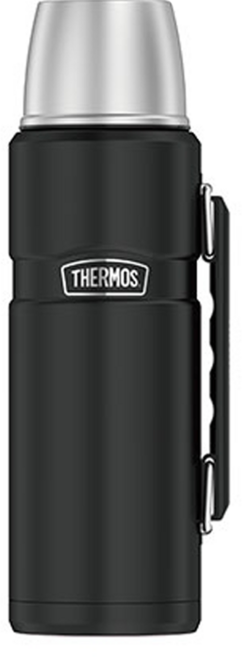 THERMOS 膳魔師 不鏽鋼真空保溫瓶 SK2010, 霧面黑, 1.2L, 1個