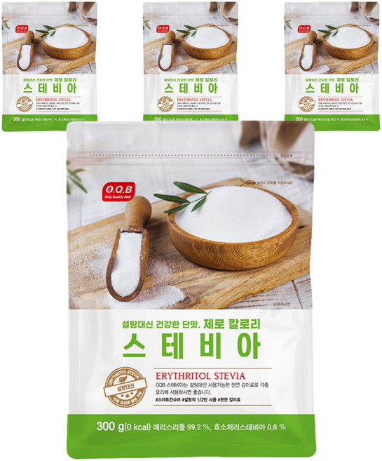 Ocubi 甜葉菊糖, 300g, 4個