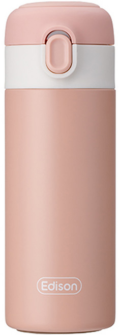 에디슨 원터치 키즈 텀블러, 핑크, 250ml, 1개