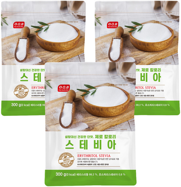 Ocubi 甜葉菊糖, 300g, 3個