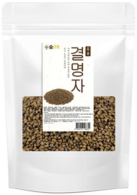 森林草本 韓國產炒決明子茶材料, 600g, 1個