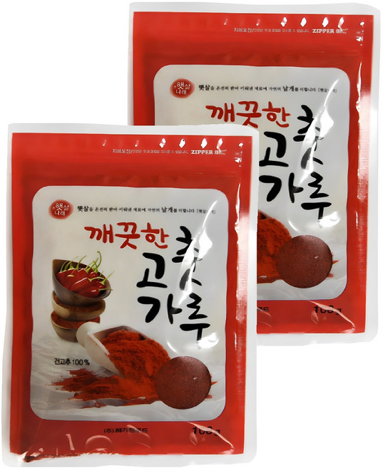 햇살나래 깨끗한 고춧가루, 100g, 2개