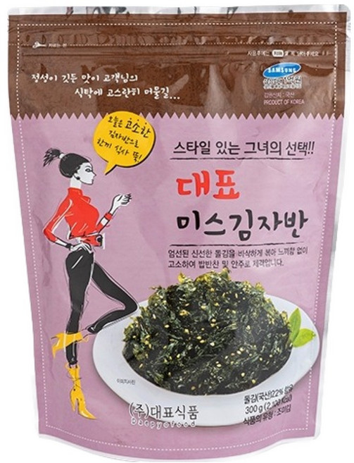 대표 미스 김자반, 300g, 1개
