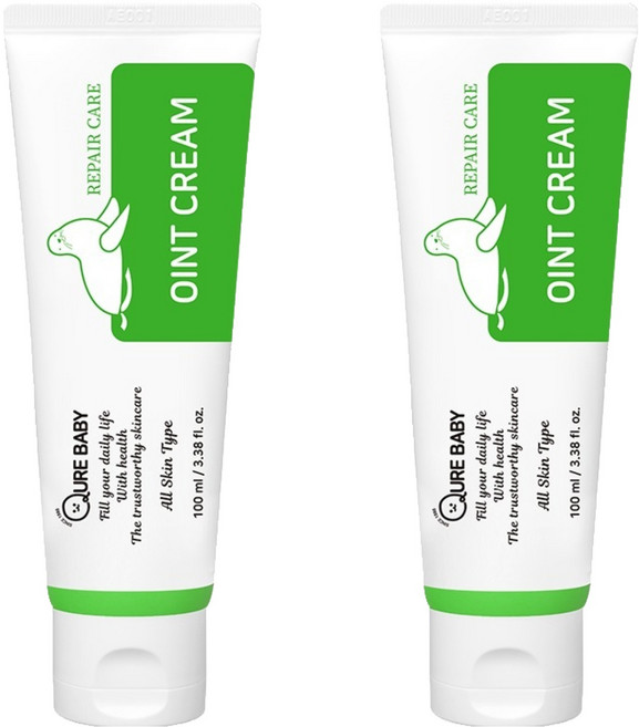 큐어베이비 오인트크림, 2개, 100ml