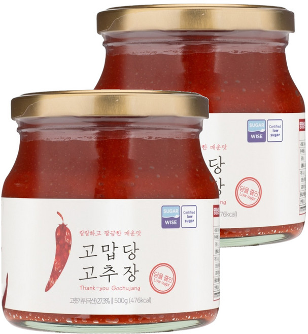 고맙당 고추장, 500g, 2개