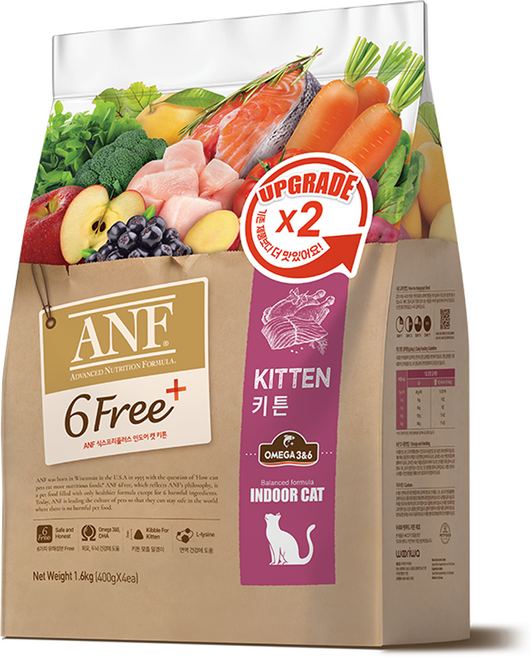 ANF 식스프리플러스 캣 기능성 사료, 키튼, 1.6kg, 1개