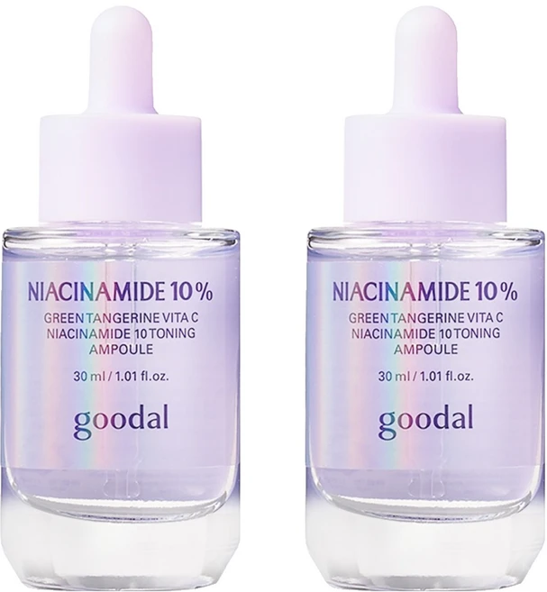 구달 청귤 비타C 나이아신 아마이드10 흔적 앰플, 30ml, 2개 - 쿠팡