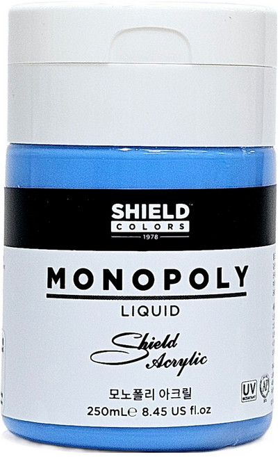 쉴드 모노폴리 아크릴물감 642 Sky Blue, 250ml, 1색