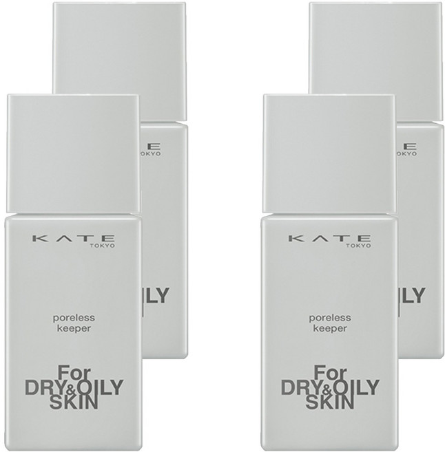 KATE 凱婷 毛孔神隱妝前乳 混合肌 台灣公司貨 25ml, 4個, 膚色