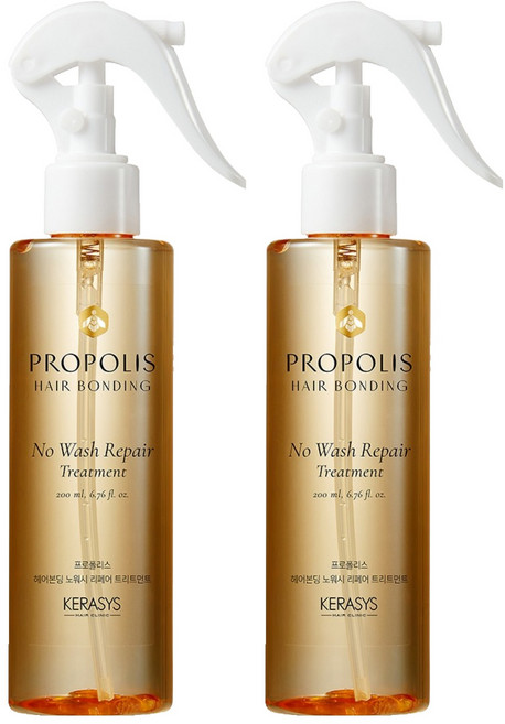 케라시스 프로폴리스 헤어본딩 노워시 리페어 트리트먼트, 2개, 200ml