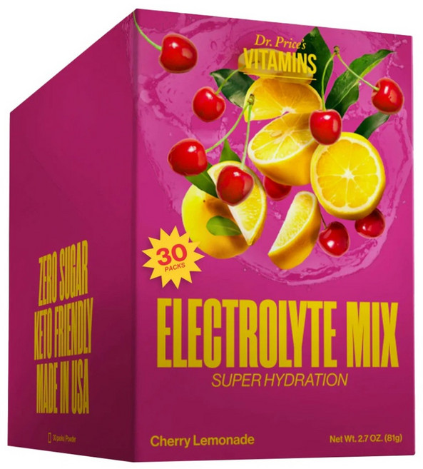 Dr.Prices 普萊斯醫師 電解質包 櫻桃檸檬口味, 2.7g, 30包, 1盒