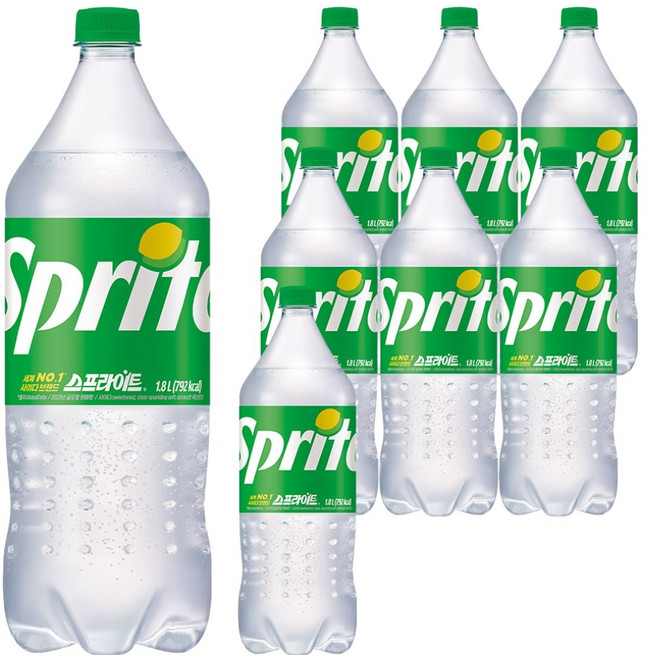 스프라이트 사이다, 1.8L, 8개