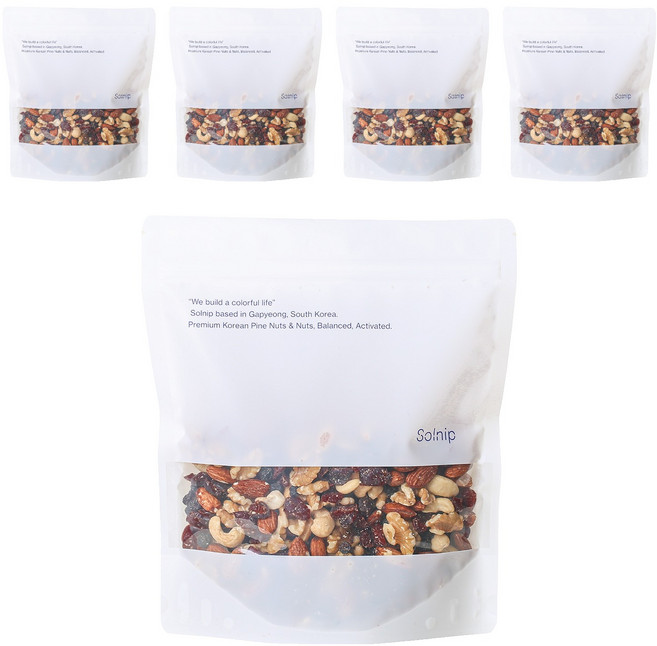 솔닙 베리베리 듬뿍 믹스너트, 450g, 5개