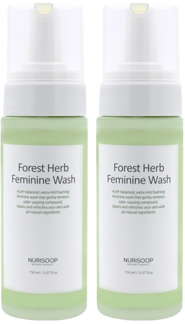 누리숲 녹삼초 여성청결제, 150ml, 2개