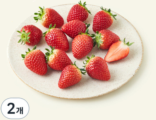 과일진심 산청 GAP 인증 한단 금실 딸기 대과, 500g, 2개