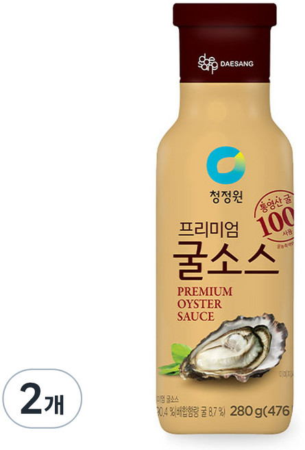 청정원 프리미엄 굴소스, 280g, 2개