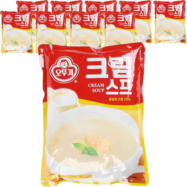 오뚜기 크림스프, 1kg, 10개