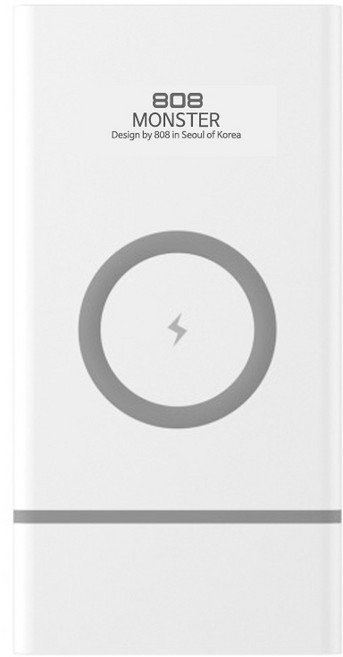 808 퀄컴 3.0 무선 듀얼 고속 충전 몬스터 보조배터리 20 000mAh, YB-S20000