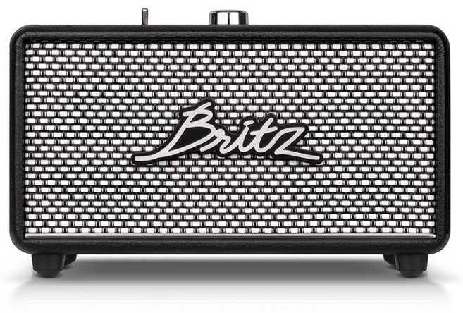 브리츠 레트로 블루투스 스피커, BZ-RK101, 블랙