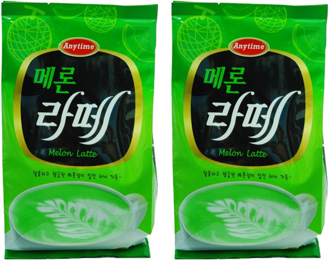 애니타임 라떼파우더 메론라떼, 1개입, 2개, 1kg