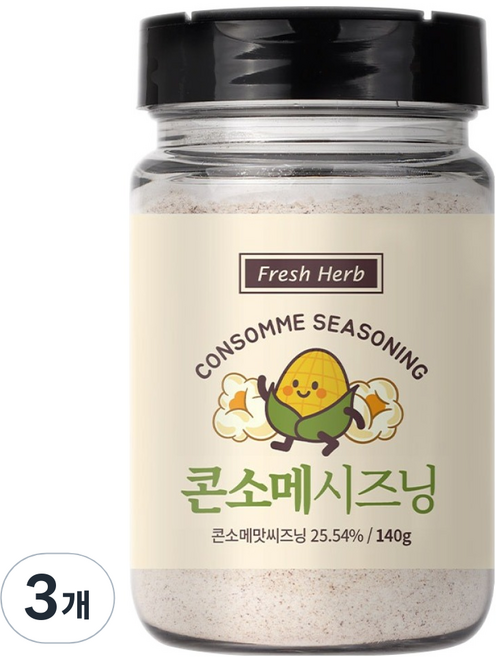 신선약초 콘소메 시즈닝, 3개, 140g