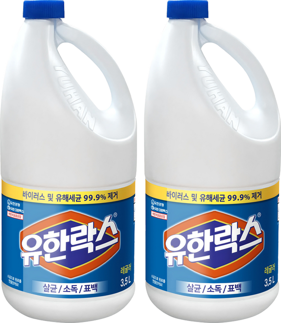 유한락스 레귤러, 3.5L, 2개
